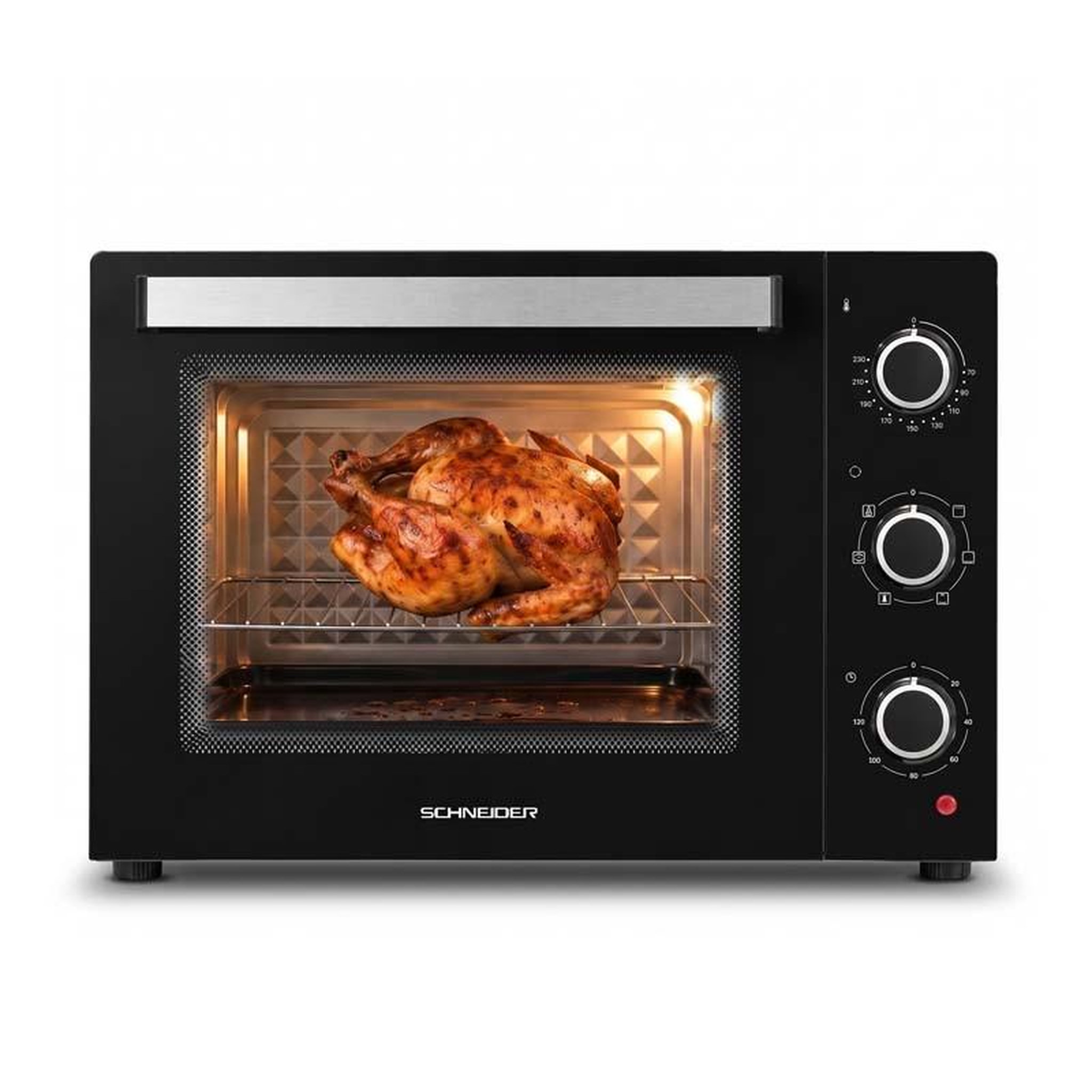 Voir la diapositive 3 : SCHNEIDER Schneider - sceo2345ctb - noir - four électrique 45 l posable - chaleur tournante - 1700 w