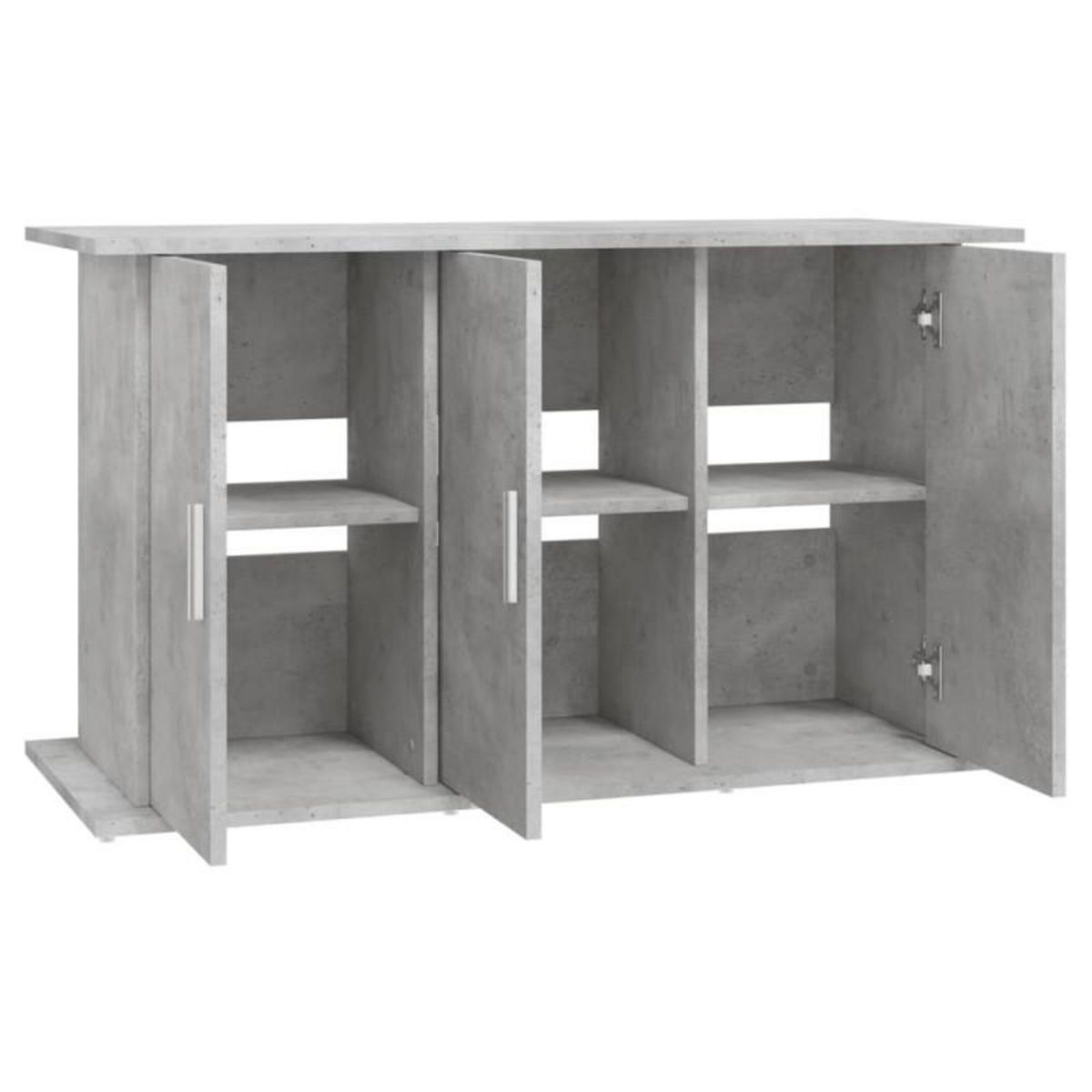 VIDAXL Support pour aquarium gris béton 101x41x58 cm bois d ingénierie