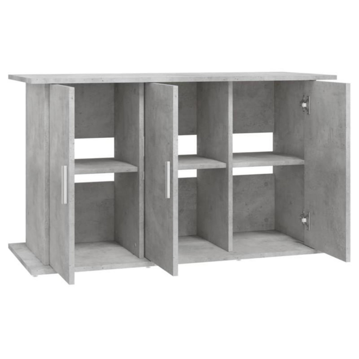 VIDAXL Support pour aquarium gris béton 101x41x58 cm bois d ingénierie