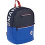 Voir la diapositive 2 : YOUNG'S ATTITUDE Sac à dos 1 compartiment brun et indigo TRENDY BORNE