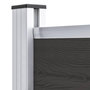 Voir la diapositive 5 : VIDAXL Panneau de cloture WPC 95x186 cm Noir