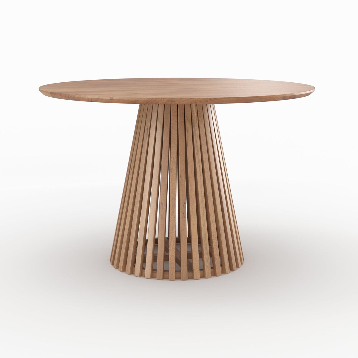MAISON PAVANE Table ronde en bois d'acacia 4 personnes-Képès