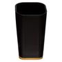 Voir la diapositive 3 : FIVE Porte Savon & Gobelet  Natureo  11cm Noir