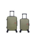 SWISS KOPPER SWISS KOPPER - LOT DE 2 - Valise Cabine et Valise Cabine XXS SPIEZ. Coloris disponibles : Vert, Gris, Bleu