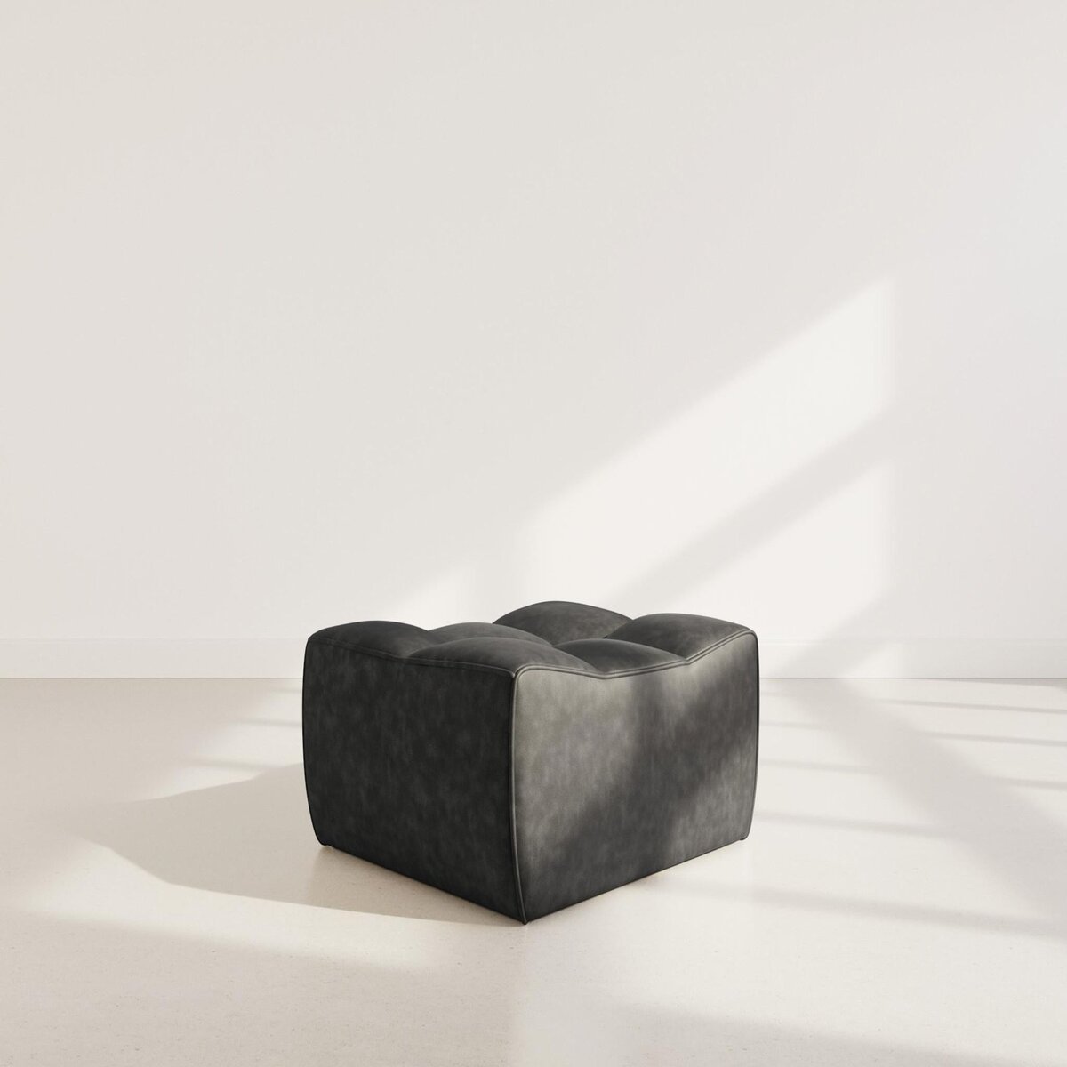 LISA DESIGN Alya - pouf en simili