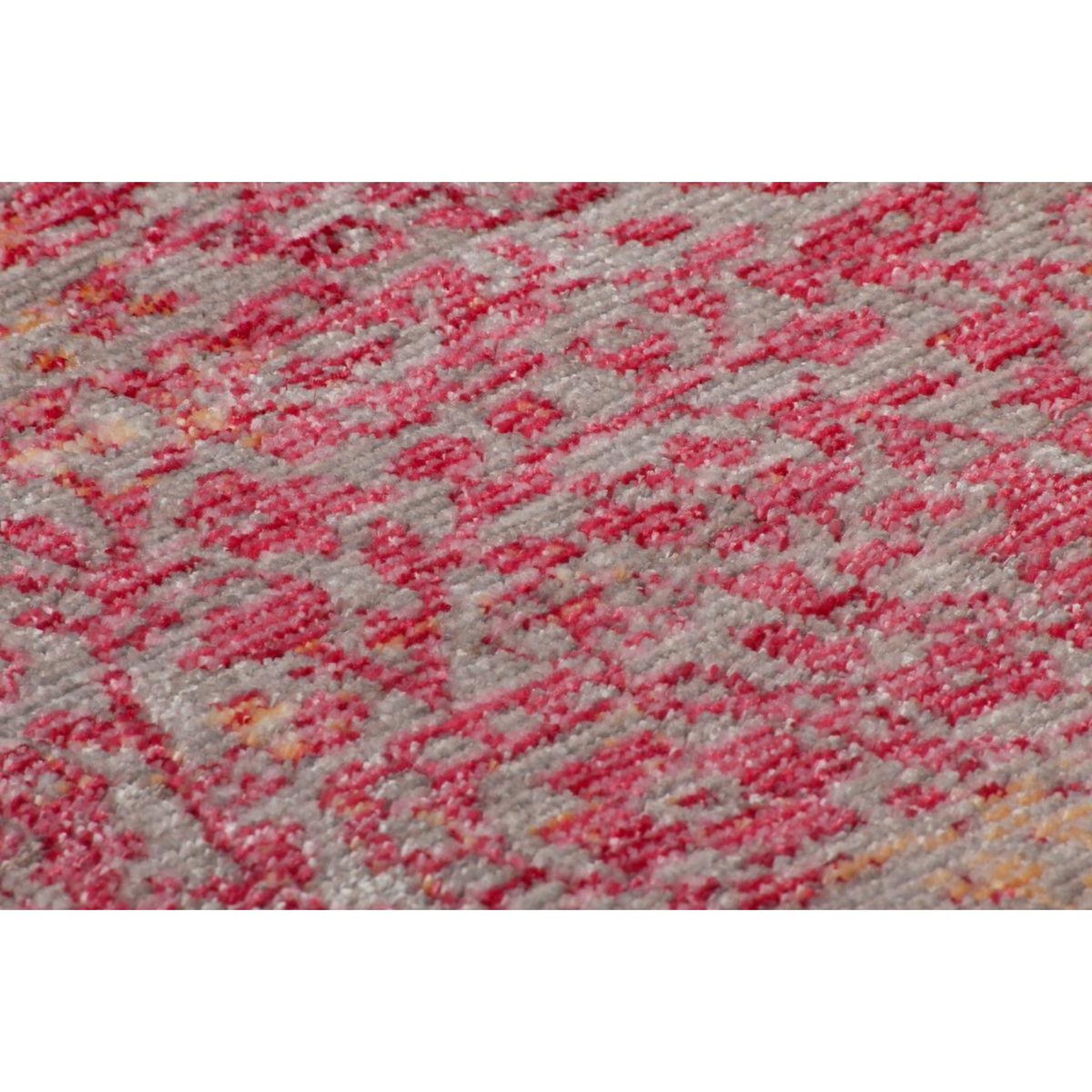 Voir la diapositive 3 : Paris Prix Tapis vintage à poils courts  antigua  orange & rouge