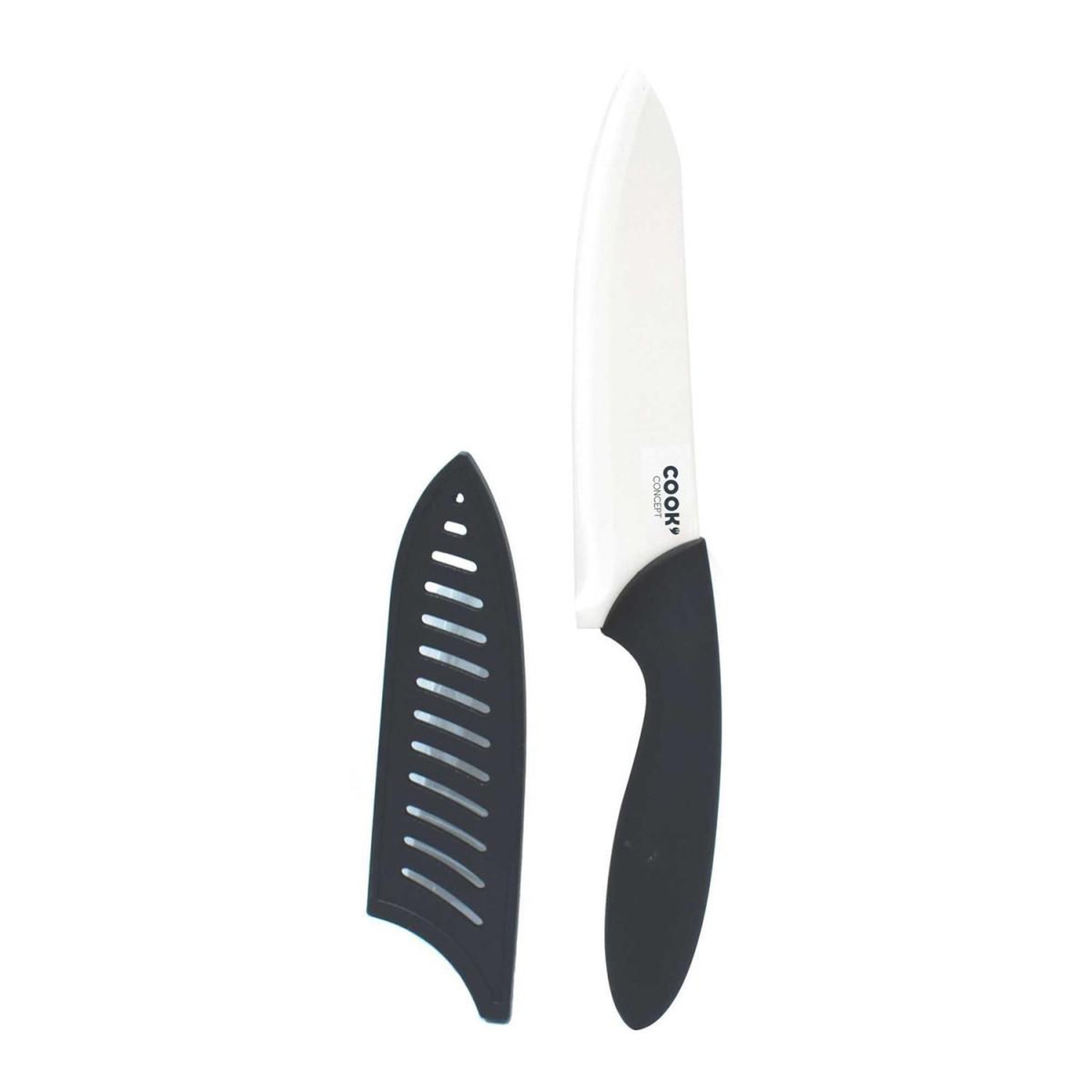 COOK CONCEPT Couteau Universel avec Étui  Soft  26cm Noir