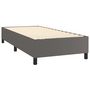 Voir la diapositive 4 : VIDAXL Cadre de lit sans matelas gris 90x200 cm similicuir