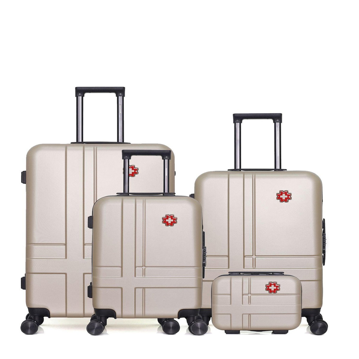 SWISS KOPPER SWISS KOPPER - LOT DE 4 - Valises grand format, weekend, cabine et vanity USTER