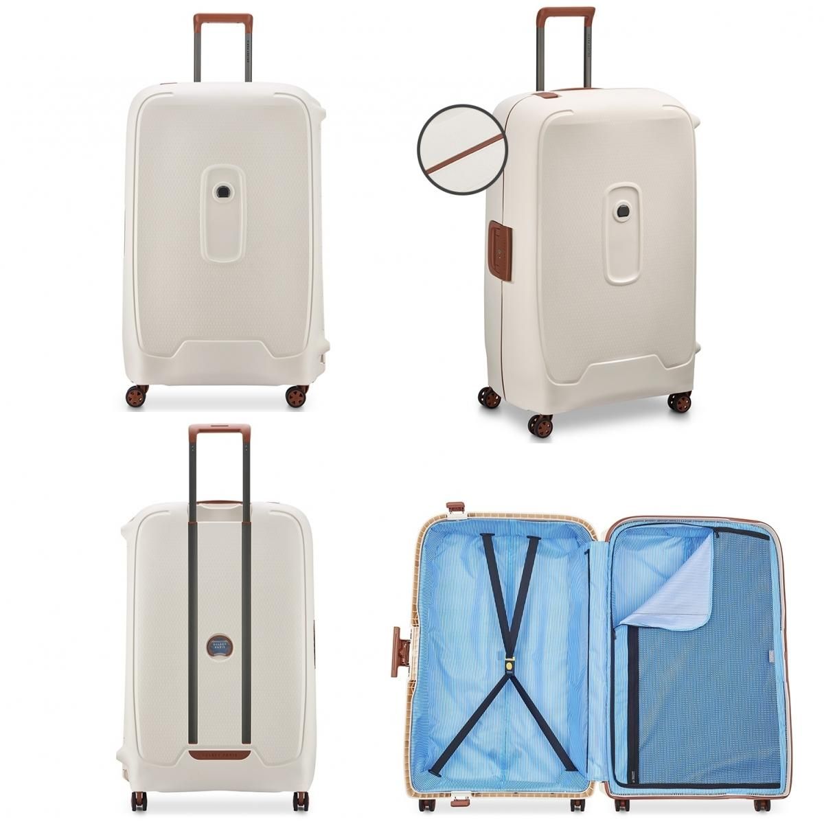 Delsey Grande valise XL rigide Moncey TSA polypropylène 82cm