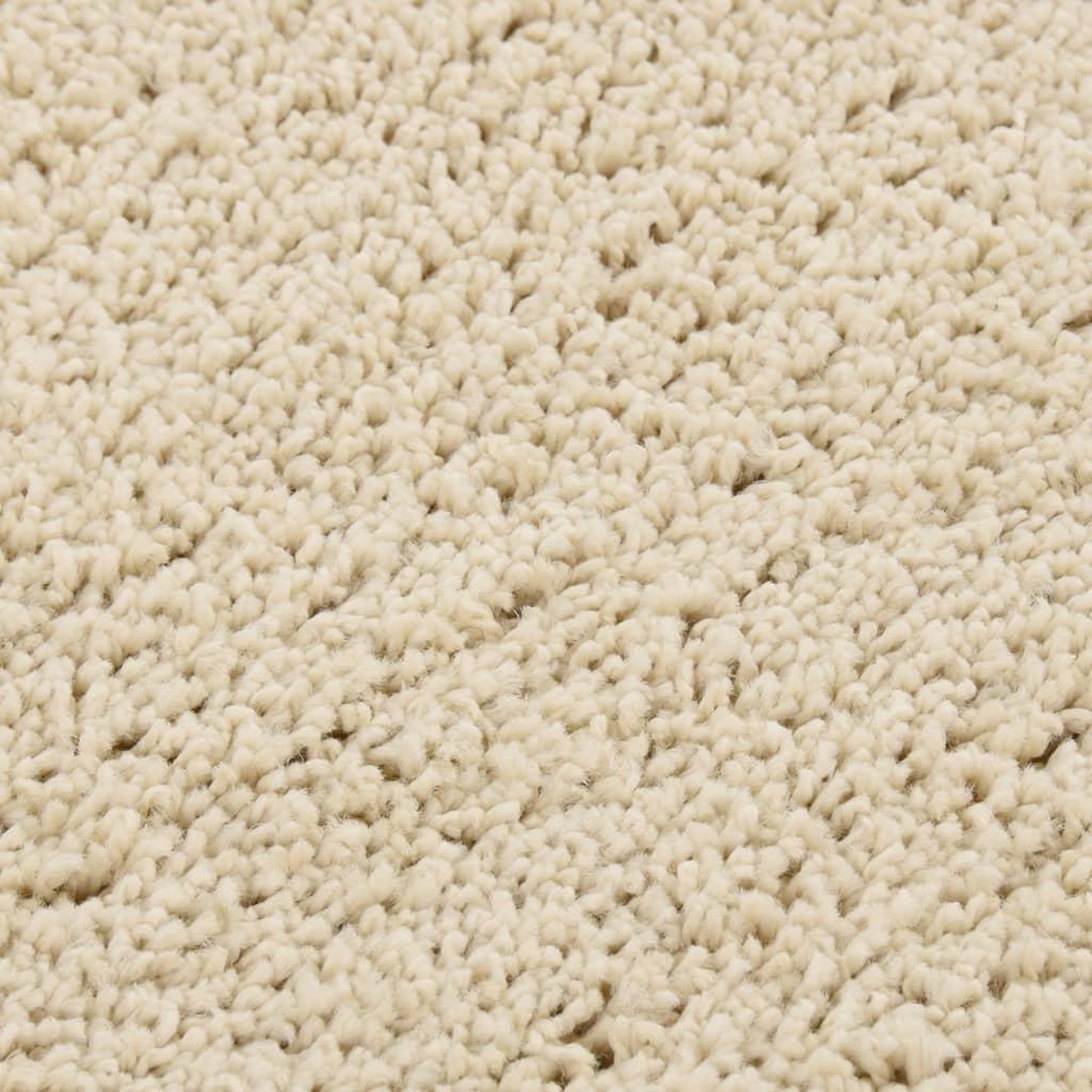 Voir la diapositive 4 : VIDAXL Tapis shaggy antiderapant Creme 140x200 cm