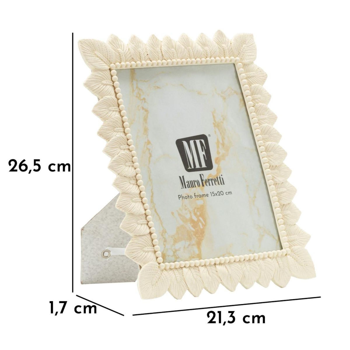 Paris Prix Cadre Photo Déco  Light Leaf  15x20cm Crème