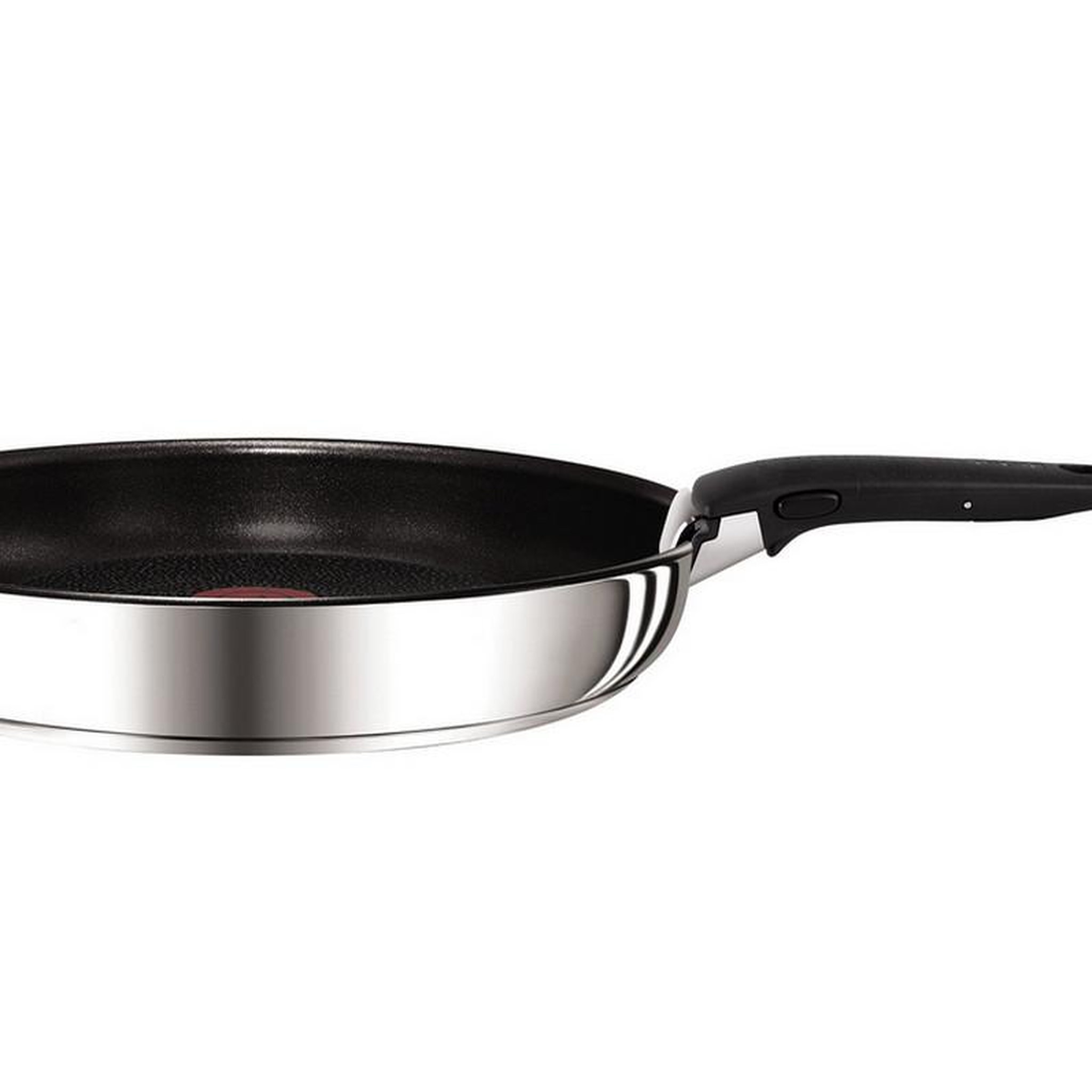 Voir la diapositive 2 : TEFAL Lot de 2 poêles 24/28cm inox + poignée - l9409202