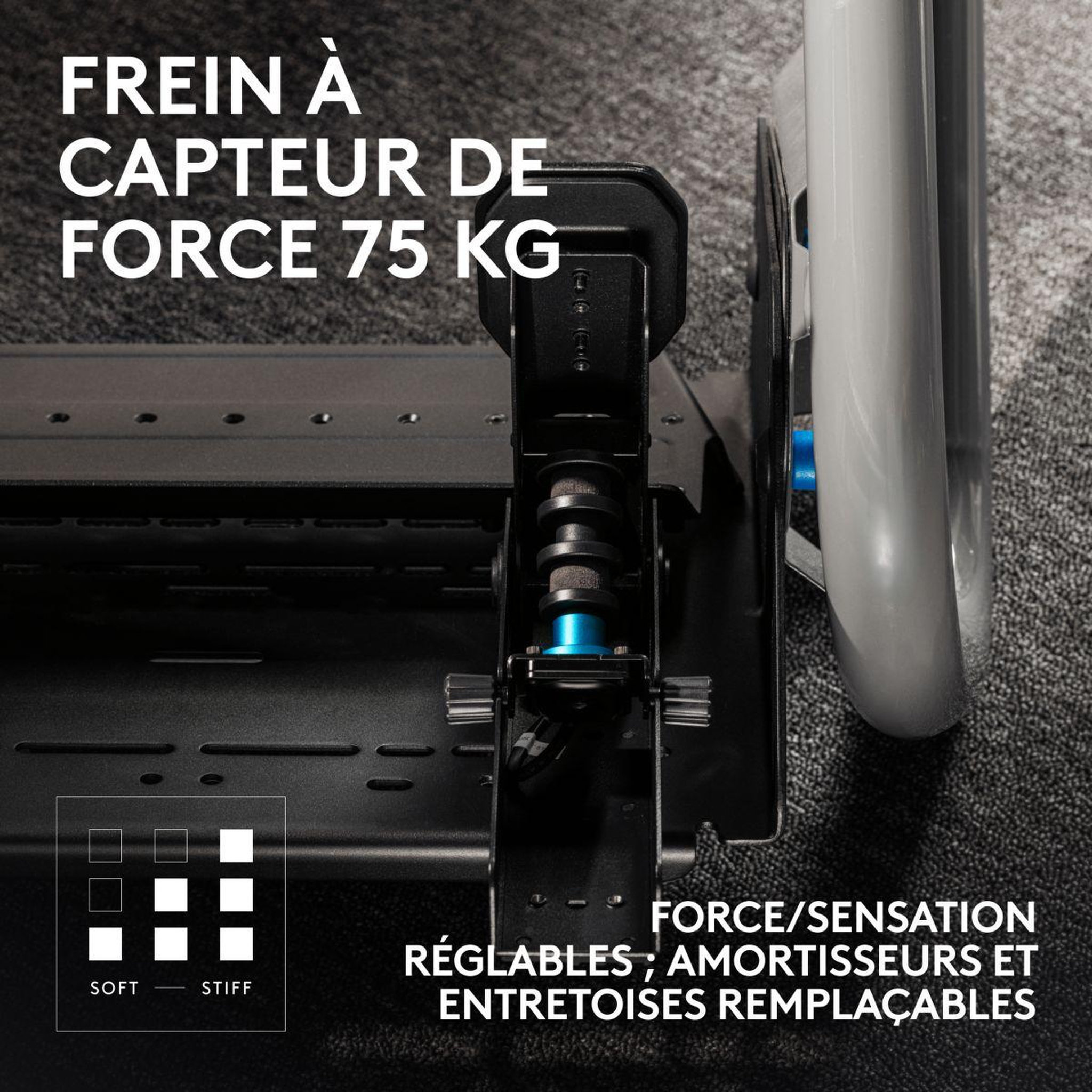 Voir la diapositive 2 : Logitech Pédalier RS PEDALS