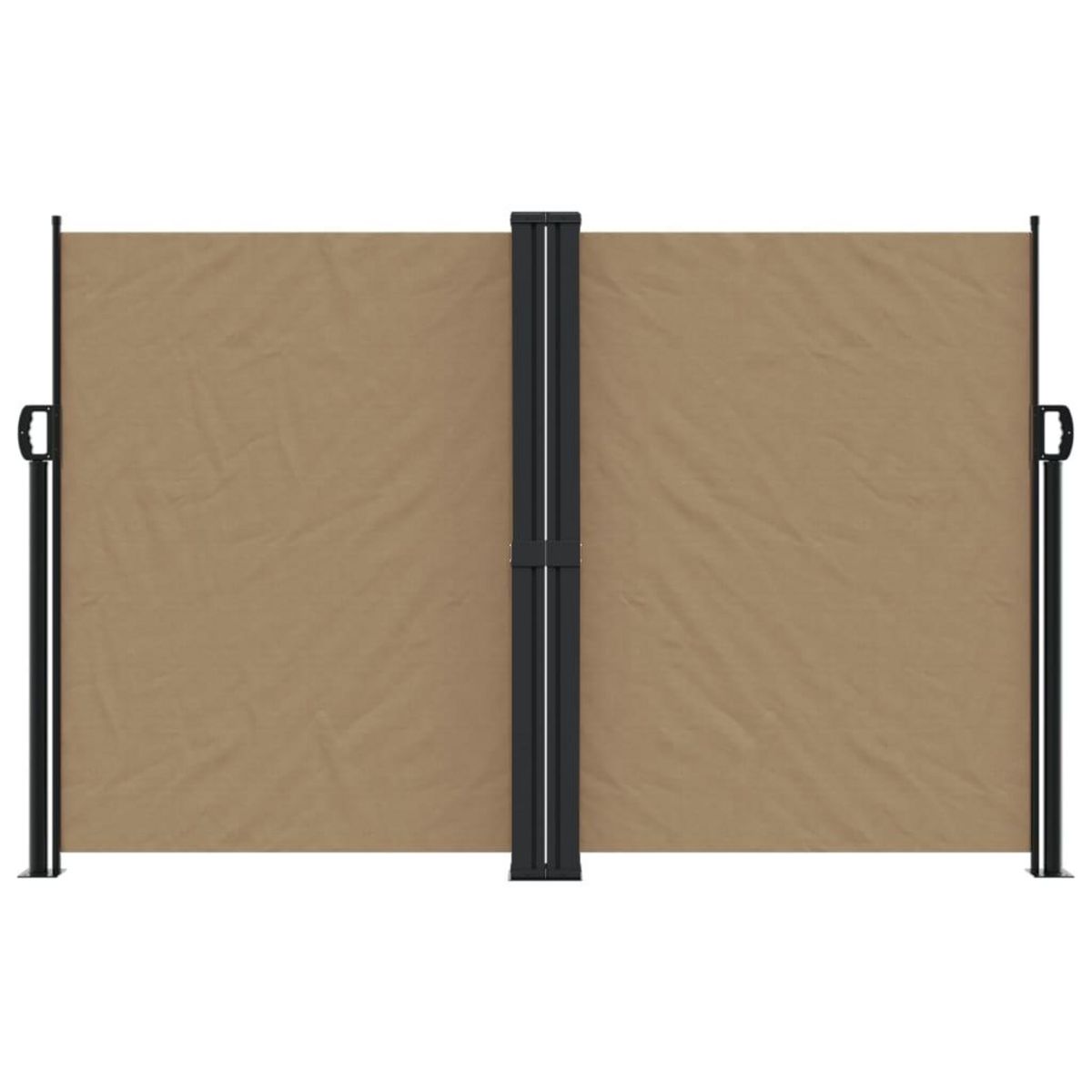VIDAXL Auvent lateral retractable taupe 160x1200 cm