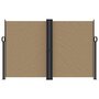 Voir la diapositive 3 : VIDAXL Auvent lateral retractable taupe 160x1200 cm