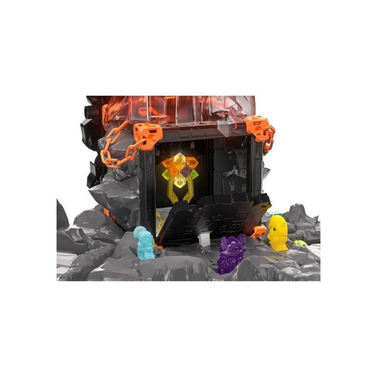 Schleich Coffret MasterCave Smashrador Eldrador, 18 fonctions, 6 figurines, SCHLEICH 42757 Eldrador Creatures, 119 pieces, Des 7 ans