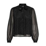 JACQUELINE DE YONG Blouse  à PoisFemme JDY Bow. Coloris disponibles : Noir