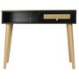 Voir la diapositive 1 : Habitat et Jardin Console cannage  Marine  - 100 x 29 x 81 cm - Noir