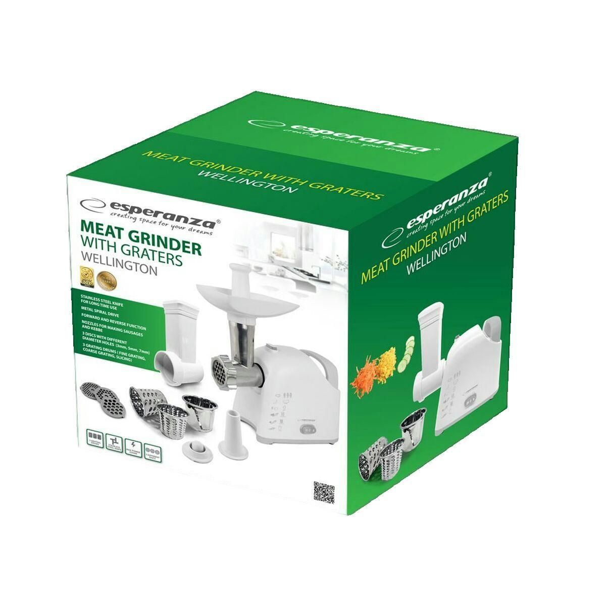 ESPERANZA Hachoir Esperanza EKM033 blanc