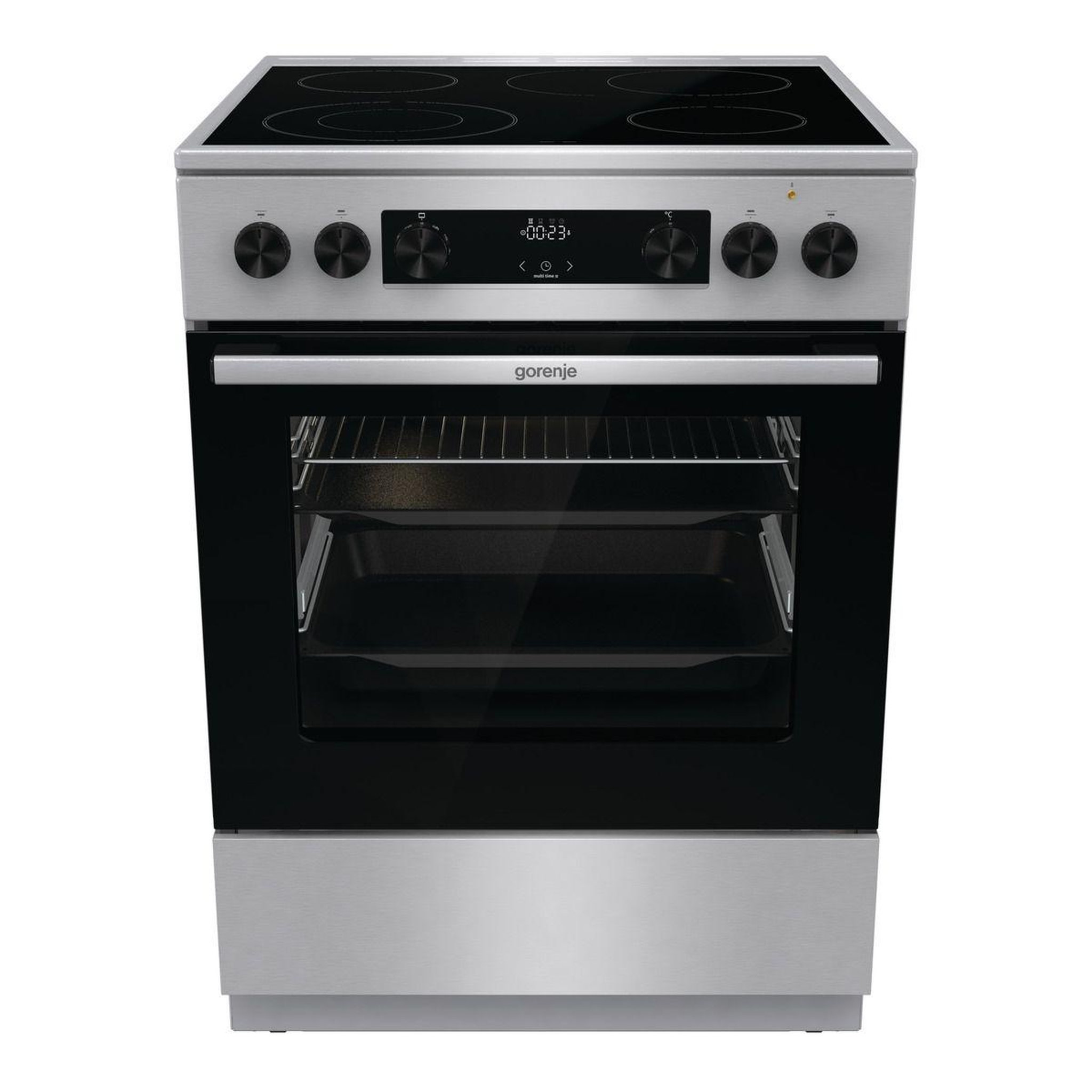 Voir la diapositive 2 : GORENJE Cuisinière vitrocéramique GEC6C60XA