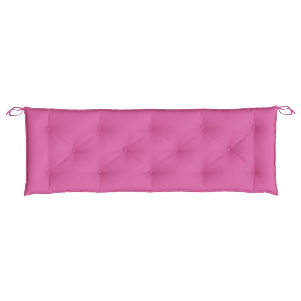 VIDAXL Coussin de banc de jardin rose 150x50x7 cm tissu oxford