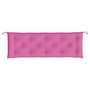 Voir la diapositive 4 : VIDAXL Coussin de banc de jardin rose 150x50x7 cm tissu oxford