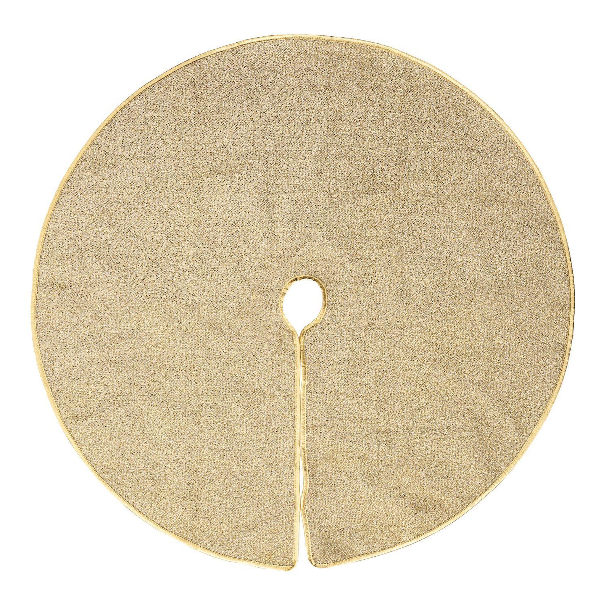 FEERIC LIGHT & CHRISTMAS Tapis pour sapin de Noël - Diamètre 90 cm - Doré