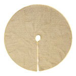 FEERIC LIGHT & CHRISTMAS Tapis pour sapin de Noël - Diamètre 90 cm - Doré