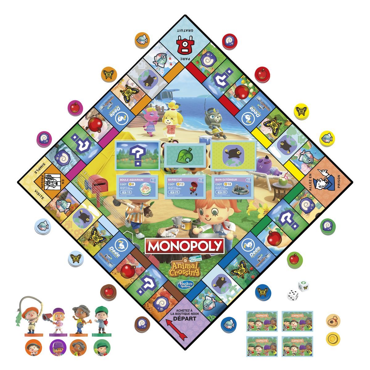 HASBRO Jeu Monopoly Animal Crossing 
