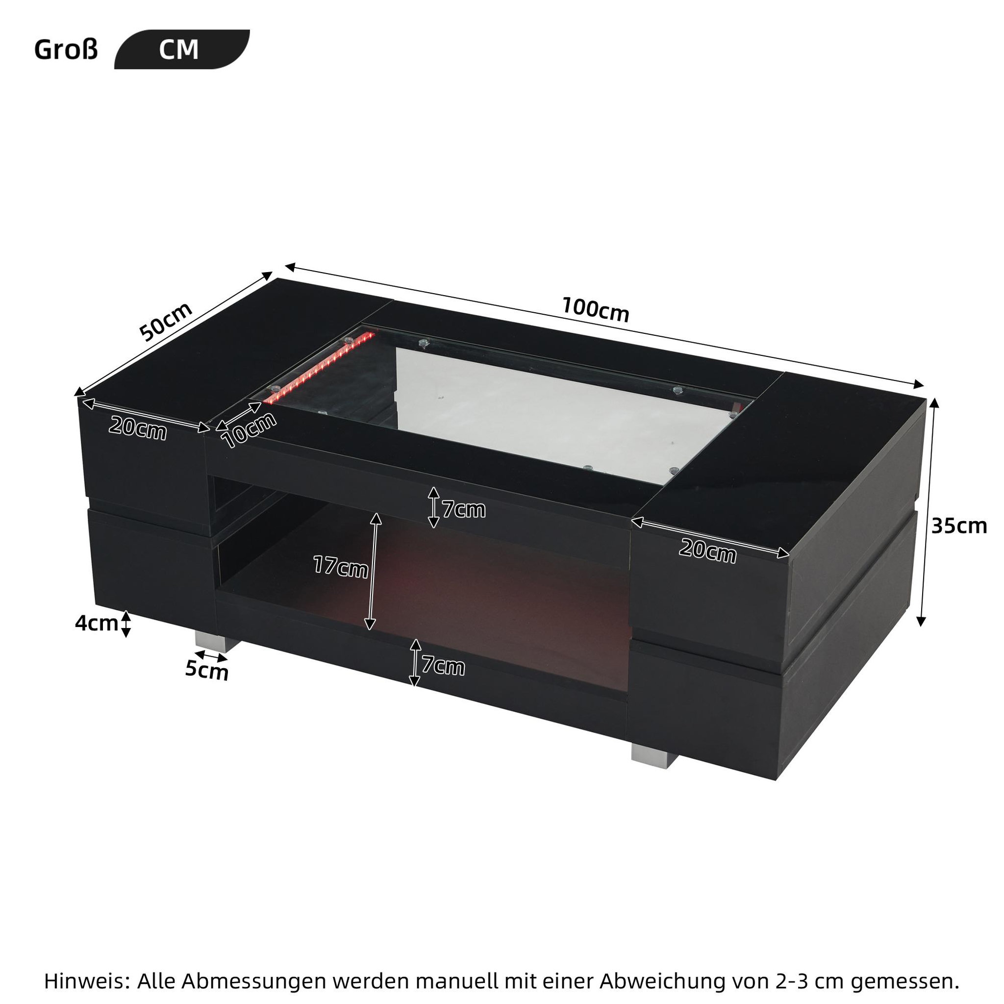 Voir la diapositive 3 : MERAX Table basse rectangulaire