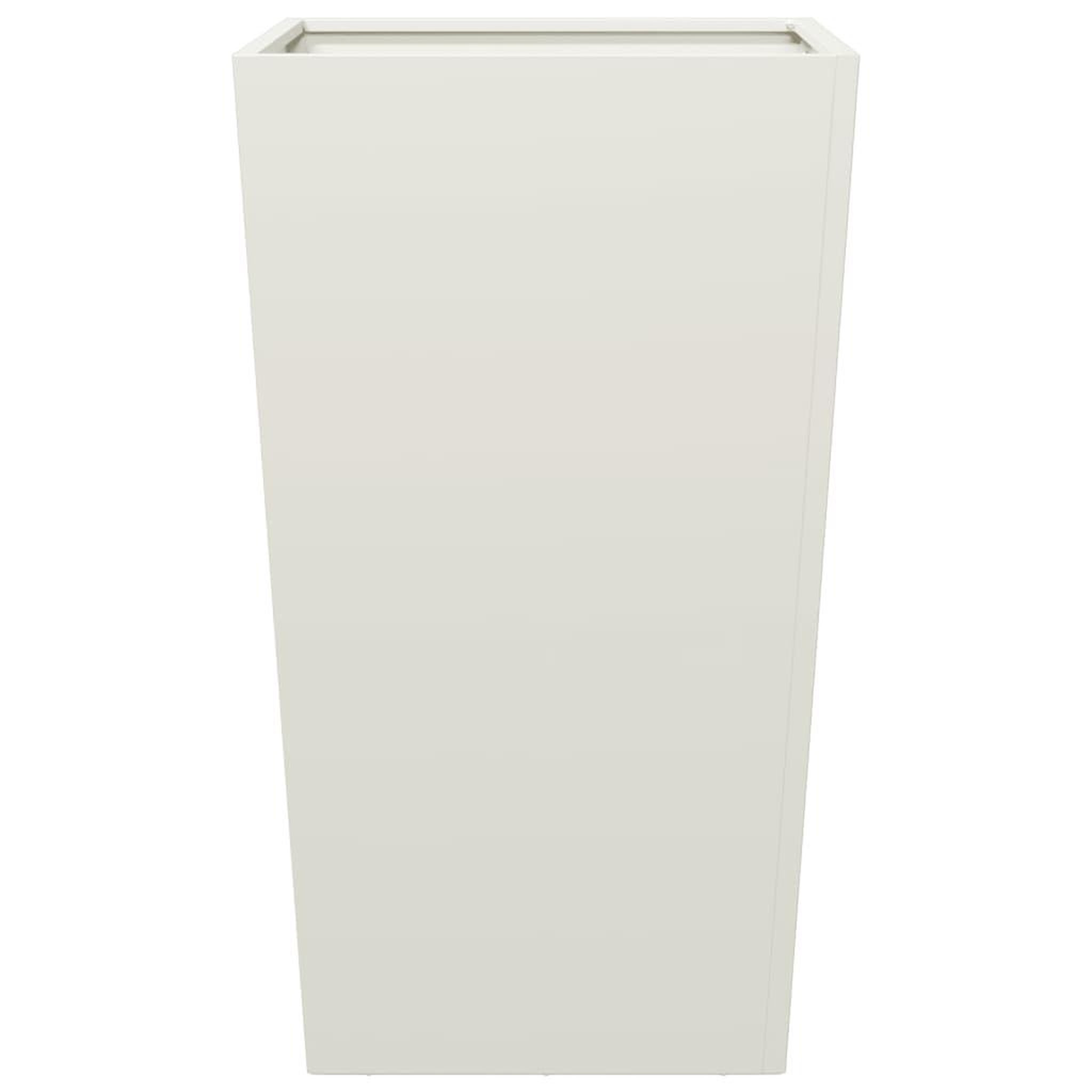 Voir la diapositive 4 : VIDAXL Jardiniere blanc 45x45x75 cm acier