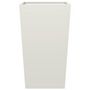 Voir la diapositive 4 : VIDAXL Jardiniere blanc 45x45x75 cm acier