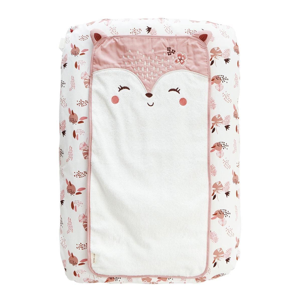 Petit Béguin Housse de matelas à langer + 2 tapis de change Machu Picchu