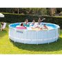 Voir la diapositive 4 : INTEX Piscine tubulaire Chevron ronde 4,88 x 1,22 m - Intex