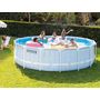 Voir la diapositive 4 : INTEX Piscine tubulaire Chevron ronde 4,88 x 1,22 m - Intex
