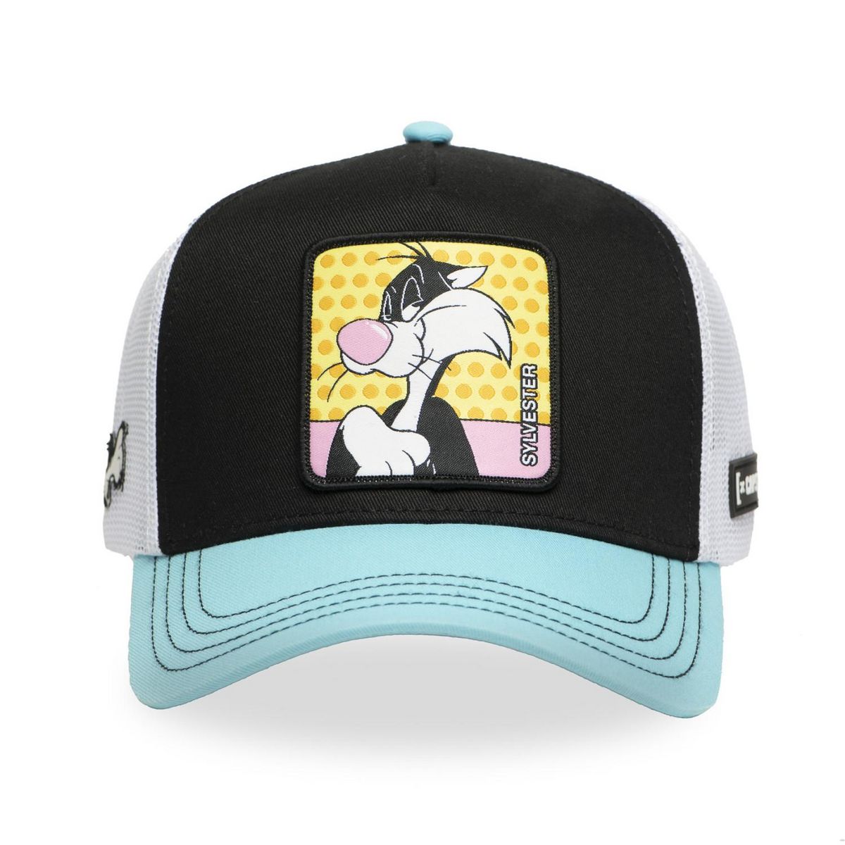 CAPSLAB Casquette trucker avec filet effet bamboo/mesh Looney Tunes Sylvester