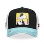 Voir la diapositive 2 : CAPSLAB Casquette trucker avec filet effet bamboo/mesh Looney Tunes Sylvester