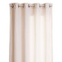 Voir la diapositive 1 : ATMOSPHERA Rideau à œillets Snowy - Bouclette unie - 140 x 260 cm - Ivoire