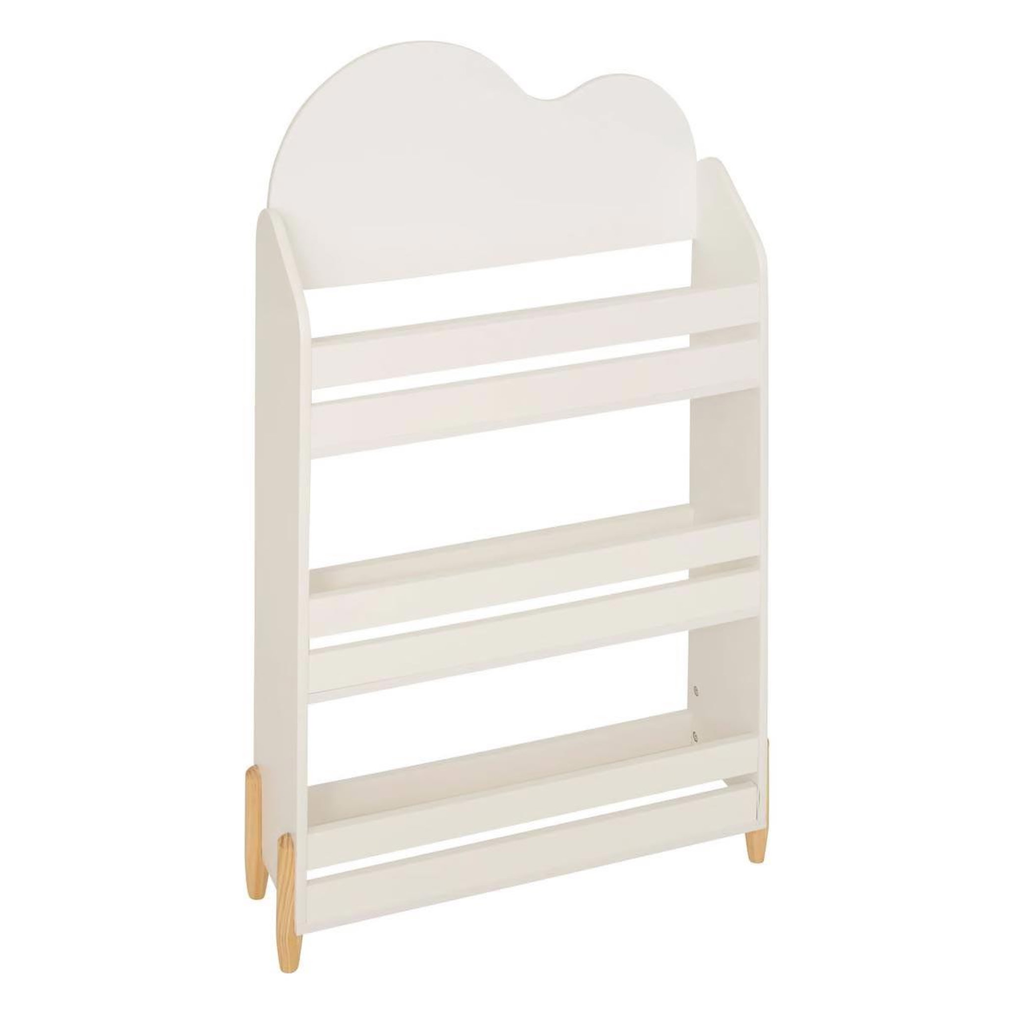 Voir la diapositive 1 : Atmosphera Kids Bibliothèque enfant  douceur  100cm blanc