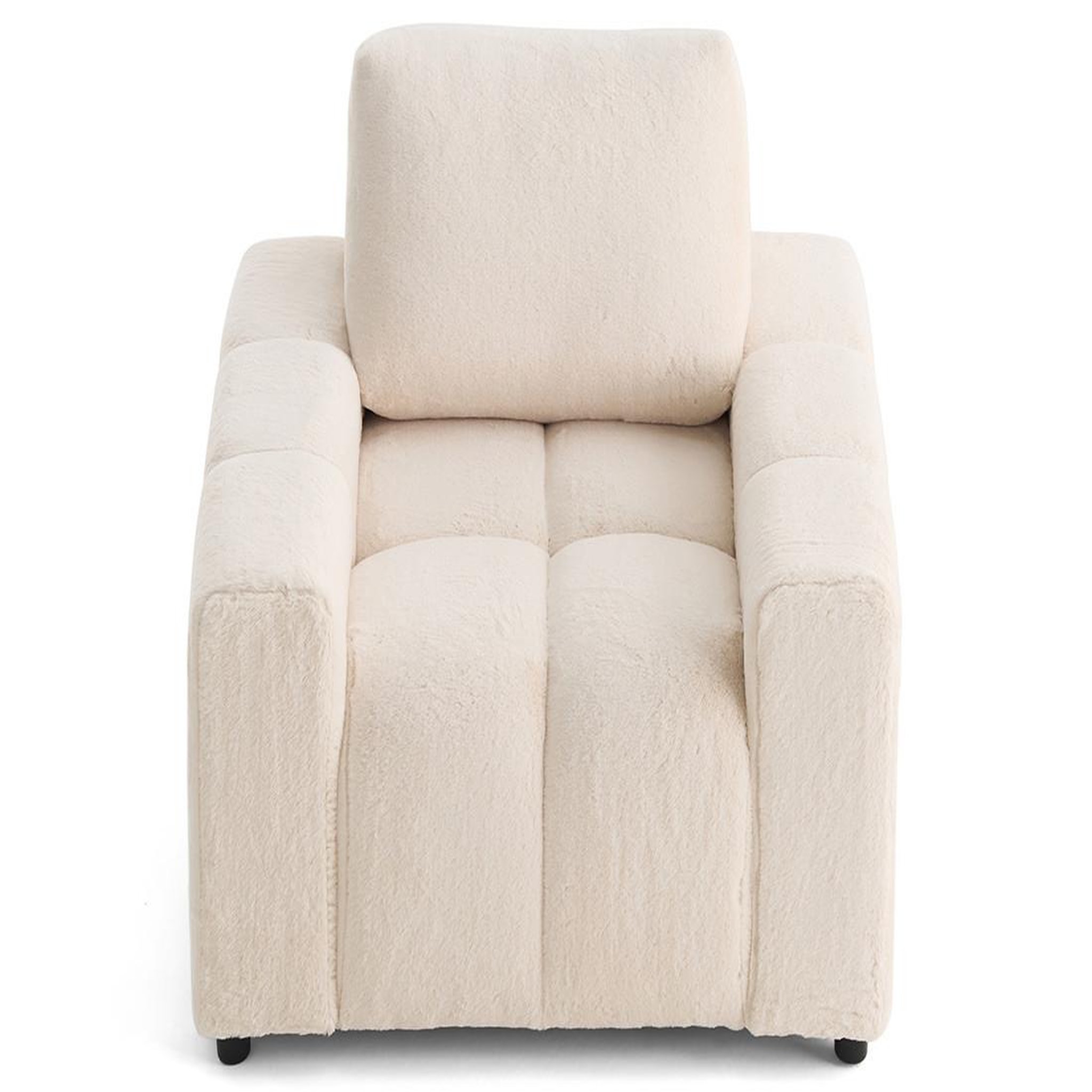 Voir la diapositive 5 : LISA DESIGN Crocus - fauteuil en fausse fourrure