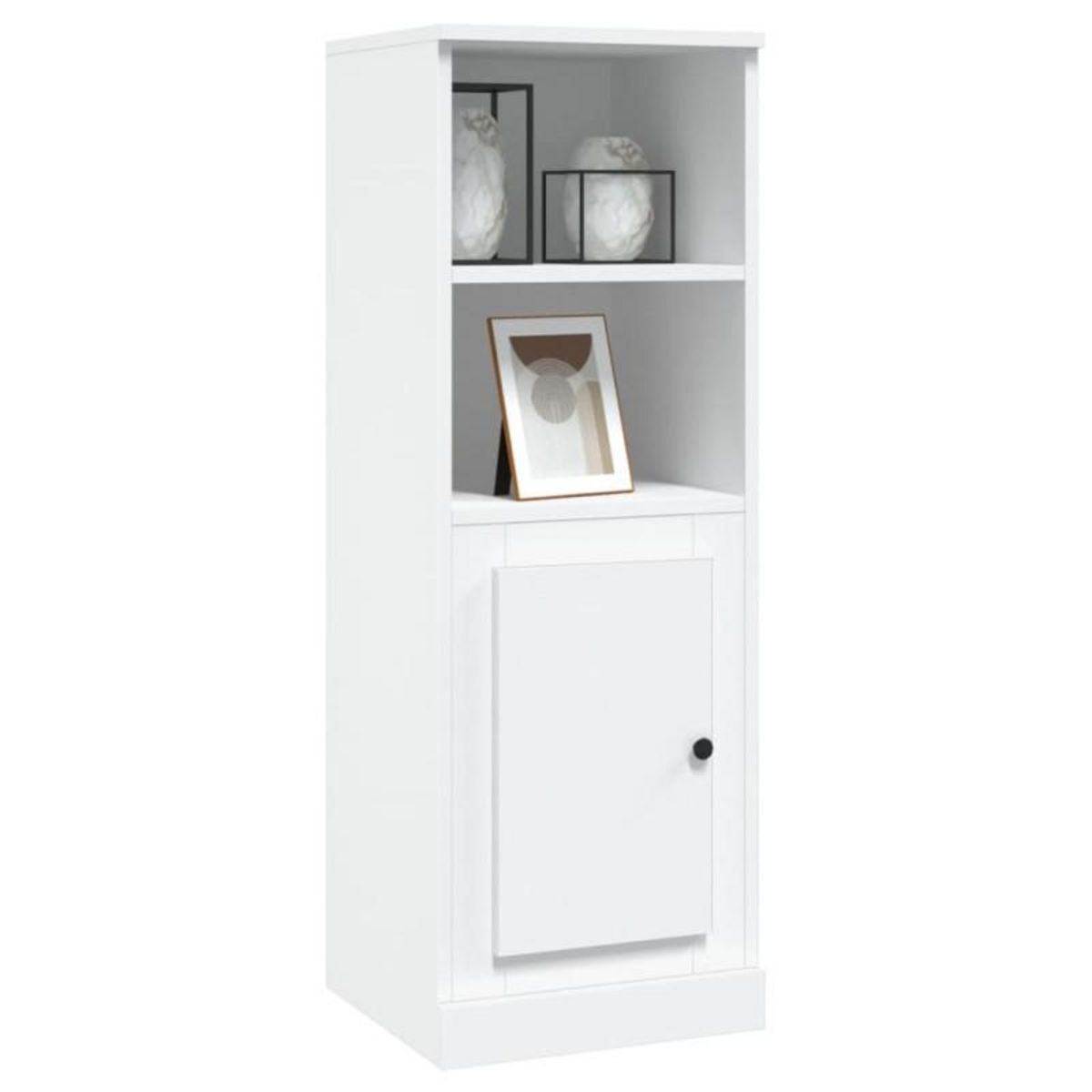 VIDAXL Buffet haut blanc 36x35,5x103,5 cm bois d ingénierie