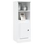 Voir la diapositive 4 : VIDAXL Buffet haut blanc 36x35,5x103,5 cm bois d ingénierie