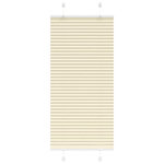 VIDAXL Store plisse creme 65x100 cm largeur du tissu 64,4 cm polyester