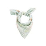 Petit Béguin Foulard en gaze de coton Kanha 50 x 50 cm. Coloris disponibles : Beige