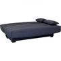 Voir la diapositive 5 : MARKET24 Banquette clic clac 3 places - Matelas 17 cm - Tissu gris anthracite - L199 x P96 x H103 cm - CHLoe
