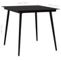 Voir la diapositive 6 : VIDAXL Ensemble a manger d'exterieur 5 pcs Rotin PVC Noir