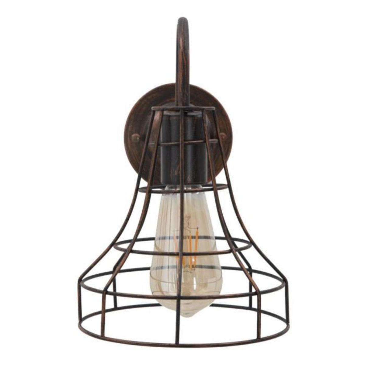 Paris Prix Applique Murale en Métal  Industry  34cm Noir