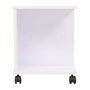 Voir la diapositive 4 : VIDAXL Etagere a roulettes 50x35x42 cm Blanc