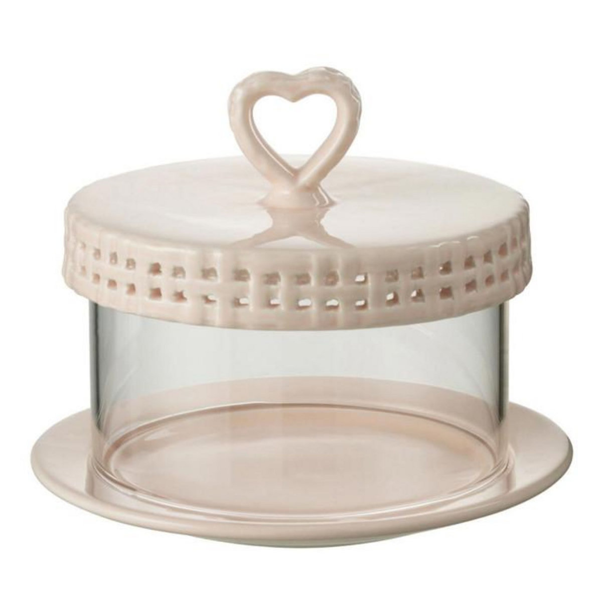 Paris Prix Plat à Gâteaux en Céramique  Vercer  16cm Rose